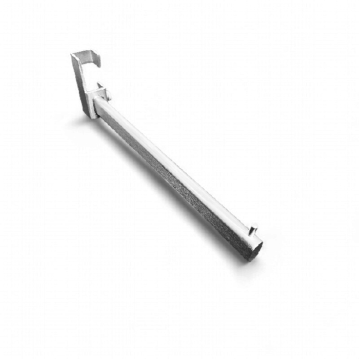 Zusätzlicher Mittelarm, gerade, für Joy-Ständer, ovales Modell. Verchromt.