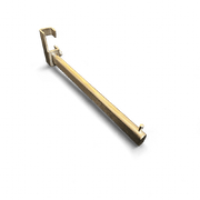 Zusätzlicher Mittelarm, gerade, für Joy-Stativ, ovales Modell. Gebürstetes Satin