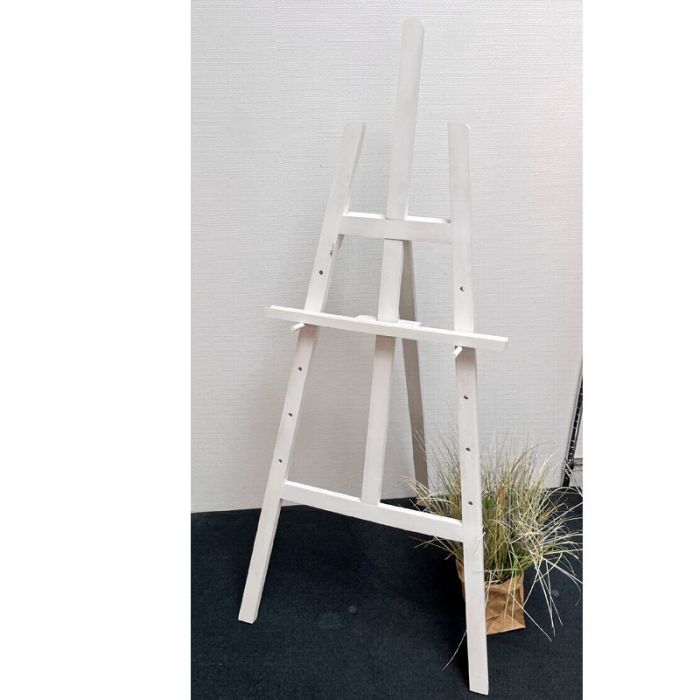 Staffelei, Höhe 145 cm. Weiß