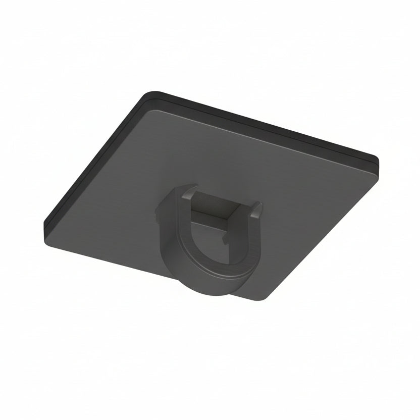 Mobilknopf, selbstklebend in Schwarz