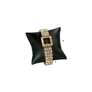 Schmuckkissen. 5er-Set. Schwarz. 7,5 x 7,5 cm