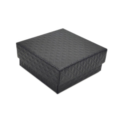 Schmuckschatulle. Schwarz. 7,5 x 7,5 x H3,5 - 20 Stk. Preis pro Stück angezeigt.