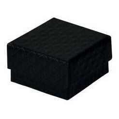 Schmuckschachtel. Schwarz. 5 x 5 x H 3 cm. - 20 Stk. Preis pro Stk. angegeben.