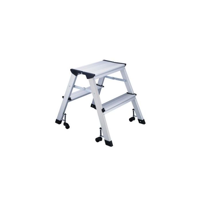 2-stufige Aluminiumleiter, Höhe 45 cm