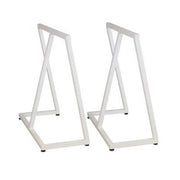 Tischgestell/Böcke in Weiß. 2-teiliges Set. 63 x 32 x 70 cm (Höhe).