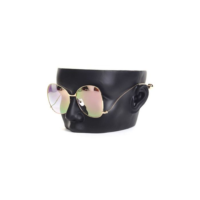 Brillendisplay, Front in Schwarz. 1 Brille.