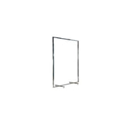 Børstet satin gulvstativ til tøj, bredde 90 cm