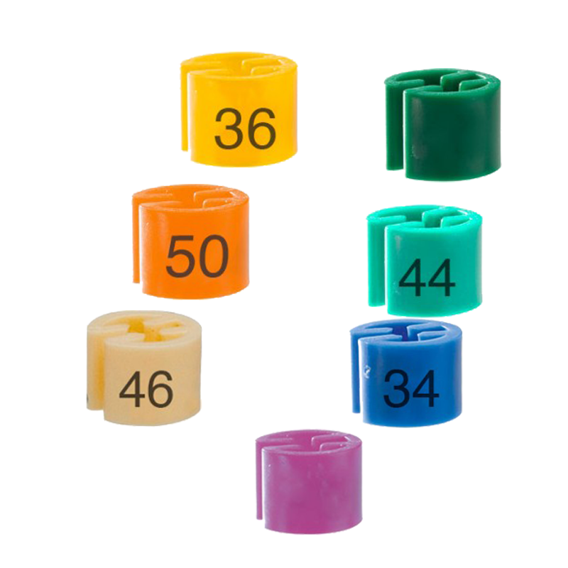 Bügelmarkierer, siehe Größe und Farben - 25 gleiche pro Beutel
