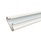 Aluminiumleiste für Lamellenwand, weißes Aluminium, 120 cm. Passend für Standardpaneele