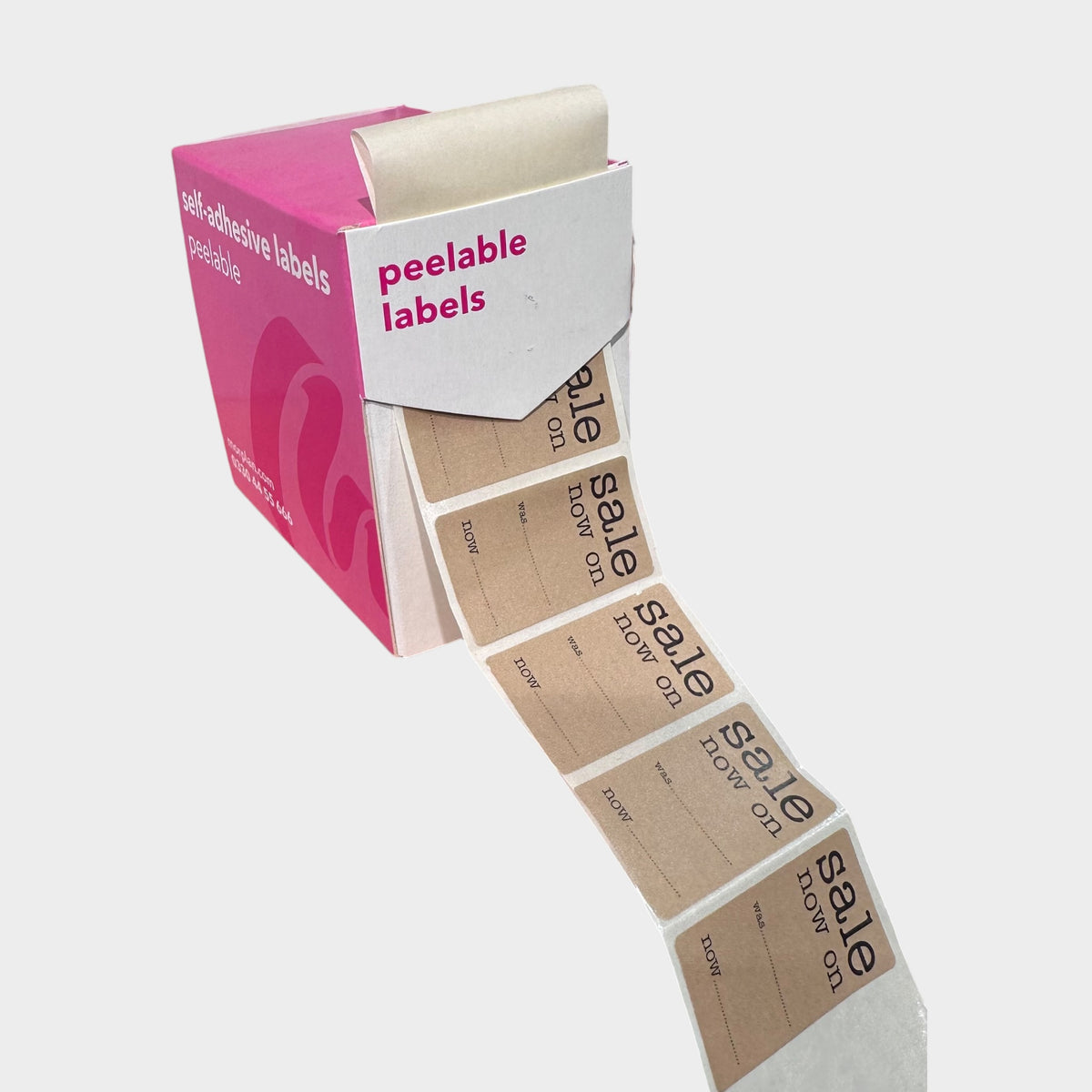 Etiketten, jetzt im Angebot, 2,5 x H4,4 cm, Rolle mit 500 Stück.