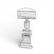 Clear Grip, Schilderhalter, klein, mit schmaler Halterung, transparentes Acrylglas