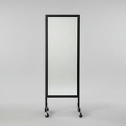 Standspiegel – Doppelrollspiegel – Schwarz. Robustes Modell.