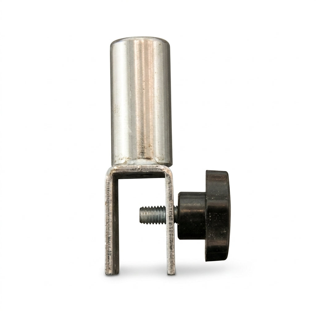 Beschläge für Schilderrahmen an 12-mm-Deko- und Kleiderstange, chrom