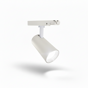 Spot t/ 3-Phasen-Schiene, H16 cm. Ø 7,8. Weiß