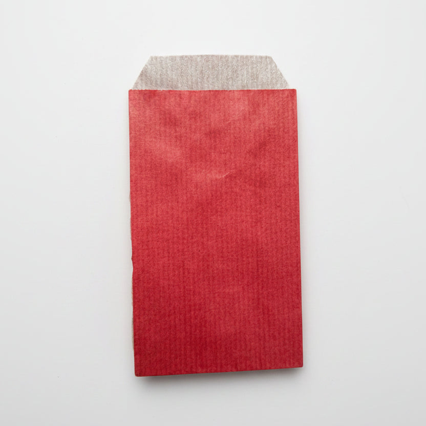 Geschenktüte, Kraftpapier, rot, 250 St./Pack., 7 x H12 cm