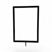 Schildrahmen, A4, Metall, schwarz