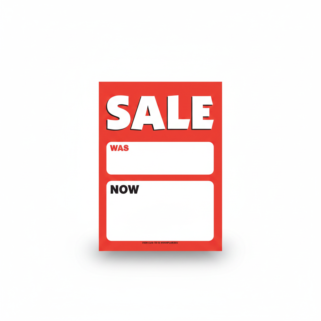 A4 Verkaufsschild - SALE - 10 Stk.