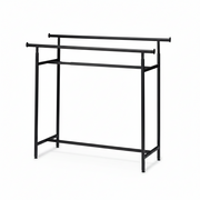 Twin, Doppelständer, höhenverstellbar, schwarz, B150 x H122-170 cm