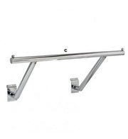 Bøjlestang 60 cm til rillepanel