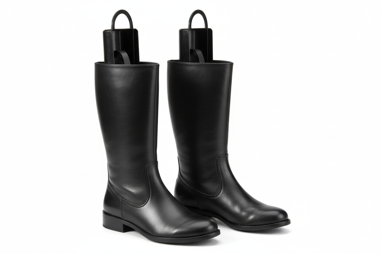 Stiefeleinlagen, schwarz. Packung mit 2 Stück.