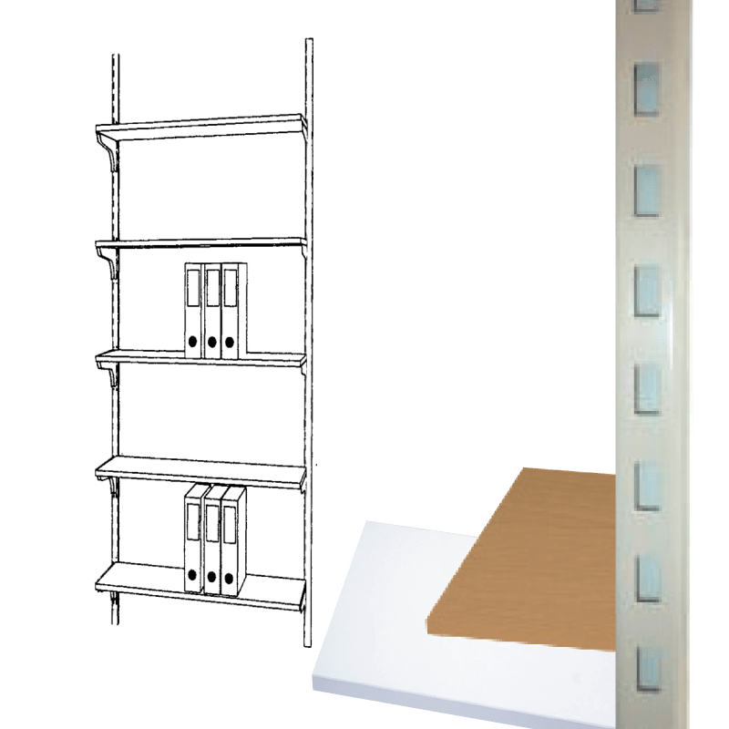 Krom Framework Light vægskinne 242 cm
