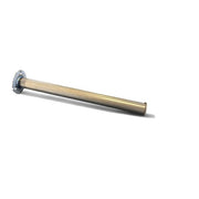 Frontaufhänger für die Wand, gerade. Metall, klar lackiert. 35 cm. 30 mm.