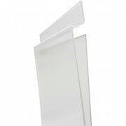 Schildhalter A7 vertikal, Acryl. T-Nut-Platte