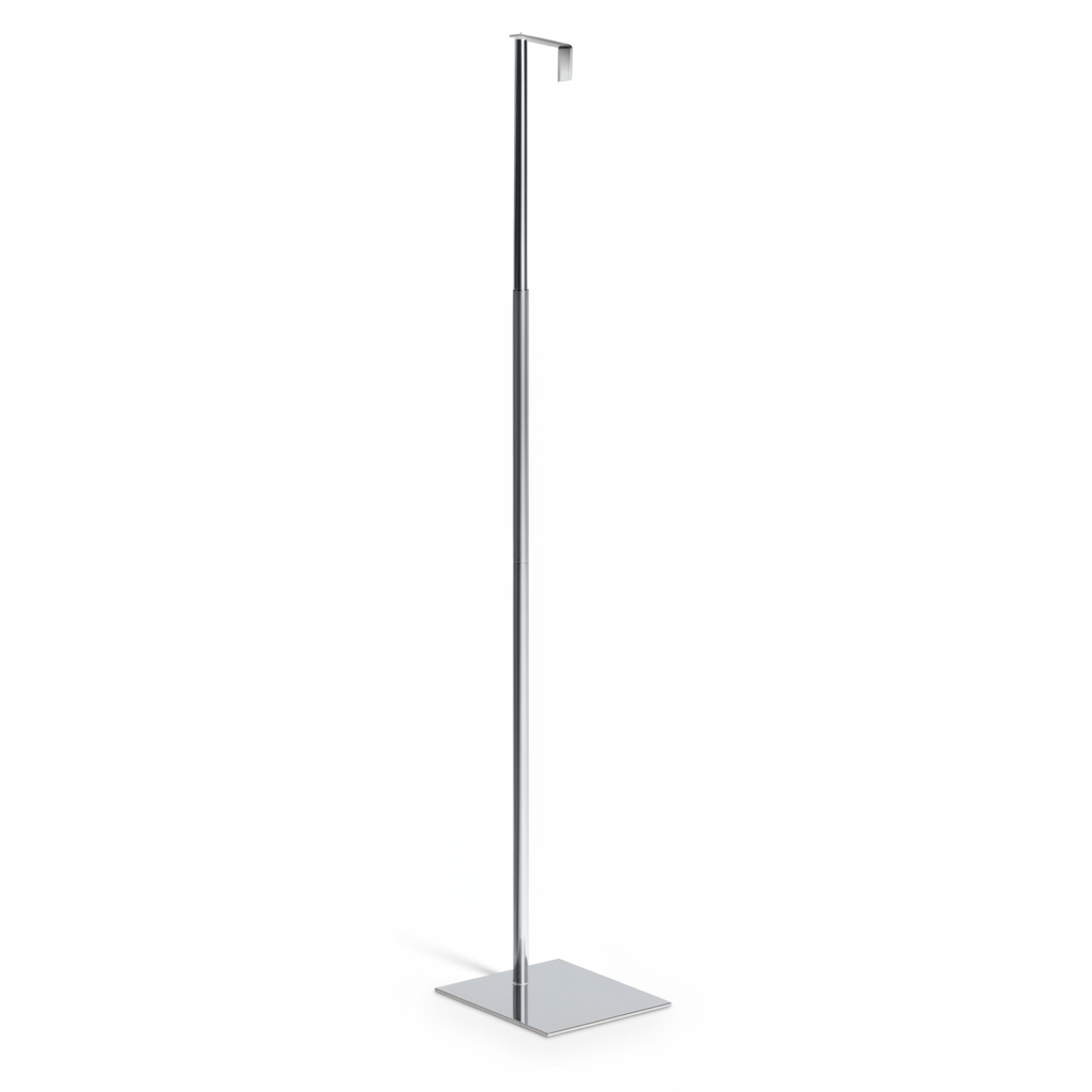 Elite, Nackenständer für Oberkörper, verchromt, quadratisch, teleskopierbar, H140-190 cm (Serie 5200)