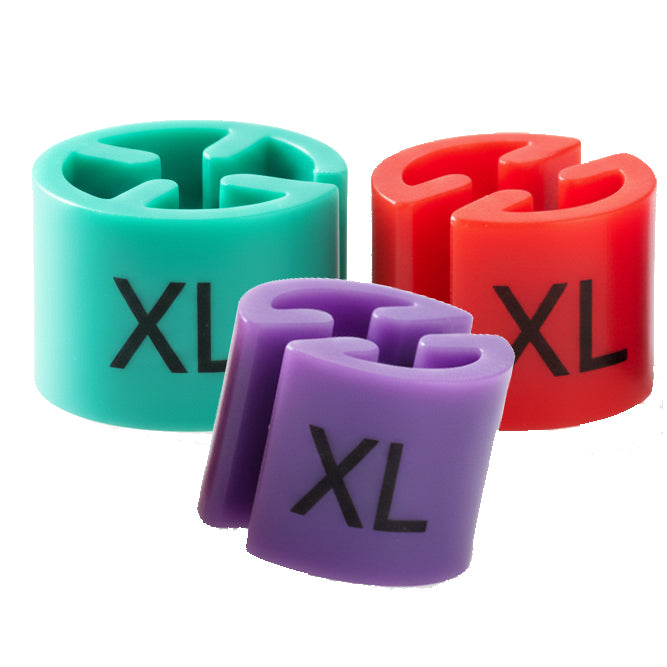 Kleiderbügelmarkierung. Minibrik Gr. XL, 100 Stk. LILA