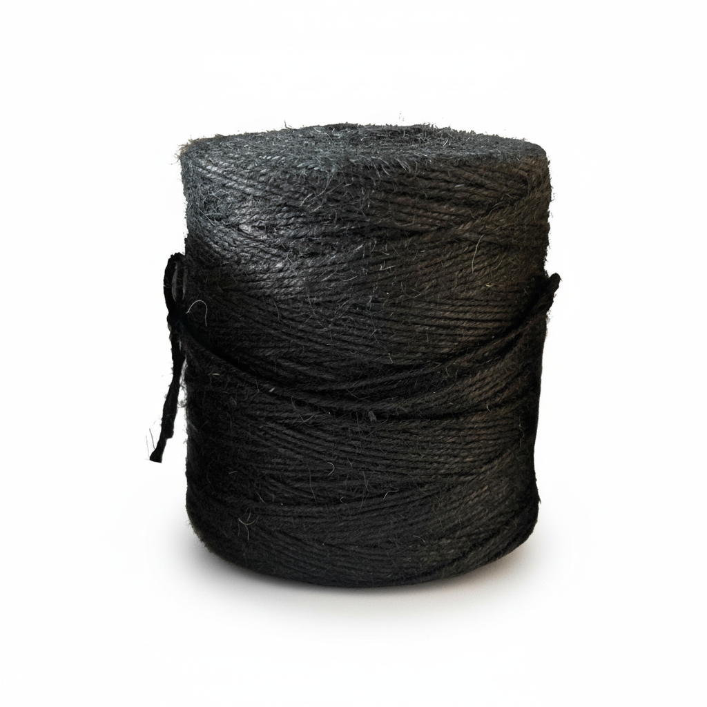 Juteband, schwarz, 600 m