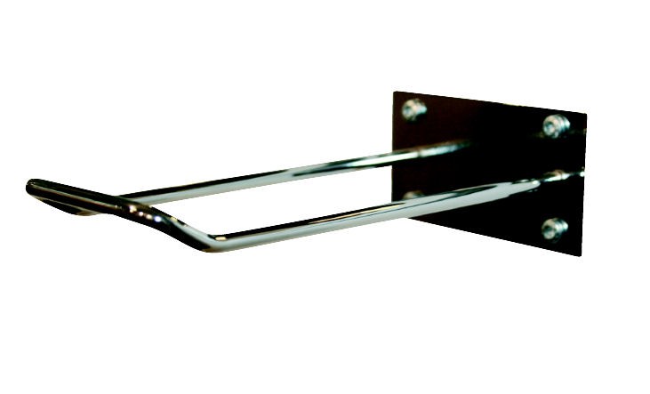 Krom bæreposeholder til disk eller væg, 15 cm