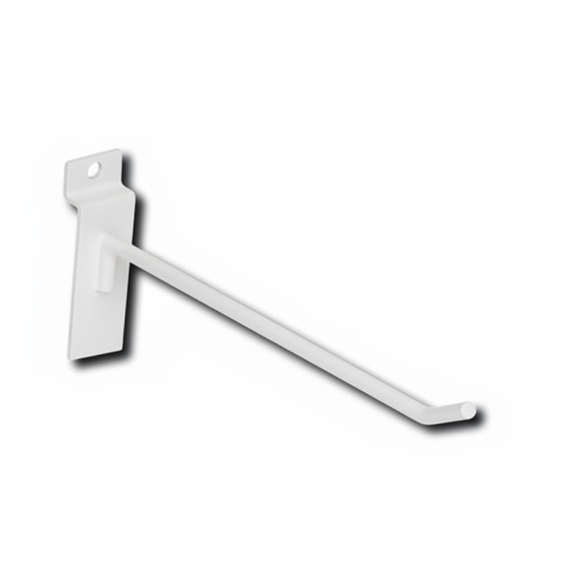 Warenhaken, für Paneele, weiß, 20 cm