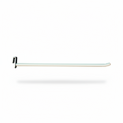 Haken für 5-mm-Dekorationsstangen, weiß, 30 cm, Ø 8 mm, für Super-Schienen. Besonders robust.