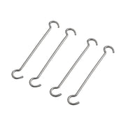 Dobbelt ophængskrog 15 cm. Pak m/ 4 stk.