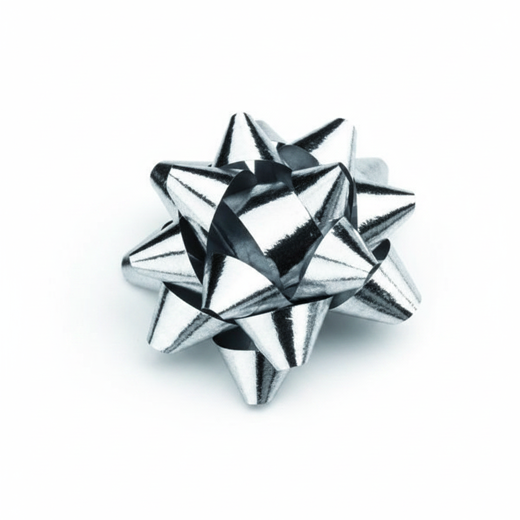Dekorationssterne - Ø 35 - Silber - 100 Stk.