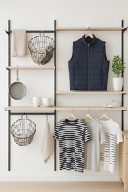 Rahmen-Wandschiene (244 cm) - Schwarz