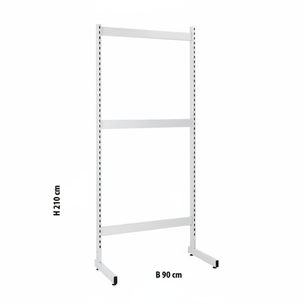 Framework, L-Gondel, weiß, B97 x H217,50 cm. Weitere Farben