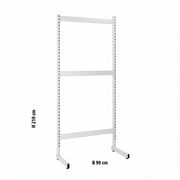 Framework, L-Gondel, weiß, B97 x H217,50 cm. Weitere Farben