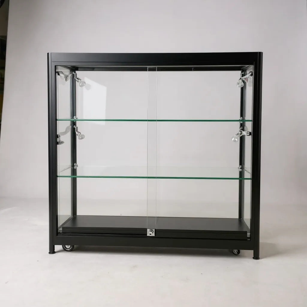 Showcase H90 - Schwarz - Pisa niedrig