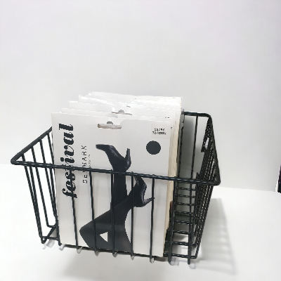 Drahtkorb, schwarz 30 x 30 x H15