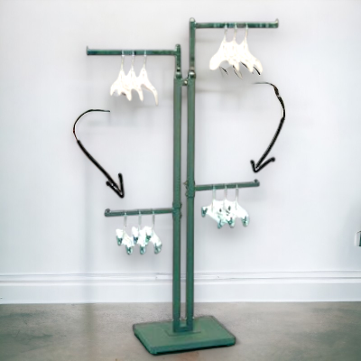 Extra Mittelarm, (gerade 30 cm) Fronthängung, für Joystativ. Farbe wählen