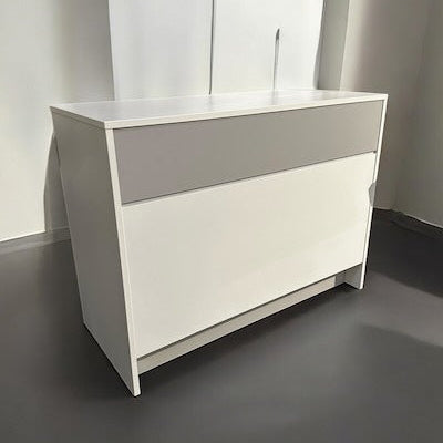 Easy disk, breites Modul B117. Weiß und Grau