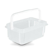 Indkøbskurv. 7 L m/1 håndtag. TRANSPARENT. L 30,5 x P 20 x H 12 cm