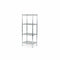 SuperSellerS TUBO four-tier chrome wire shelving unit for retail or home storage