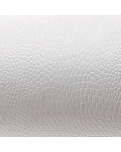 Gavepapir, hvid, slangeskindspræg, 60gr, 70 cm x 50 m