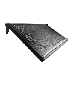 Schräge Metallplatte für Konfektionsrahmen (91 x 37 cm) - Schwarz