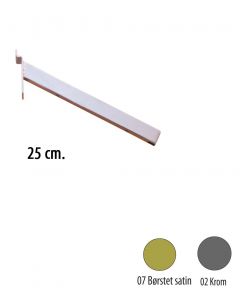Schräger Regalträgert (25 cm.) -Lamellenwand 