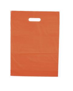 Orange plastikpose 50x5x50 cm
