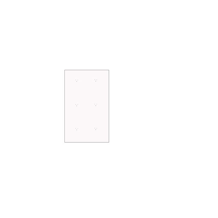 Weiße Wandplatte (80 x 120 cm.)