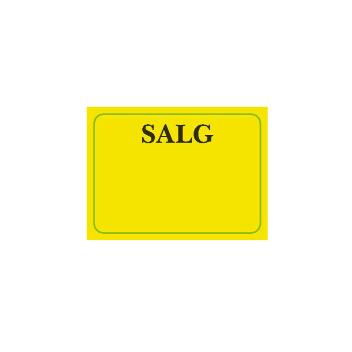 SALG-Etiketten (Norwegisch)